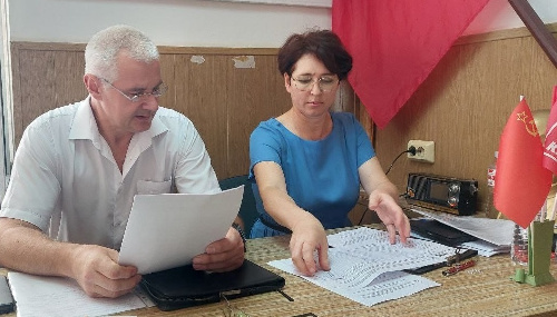 В Абинске коммунисты районного отделения КПРФ провели отчетно-выборную Конференцию