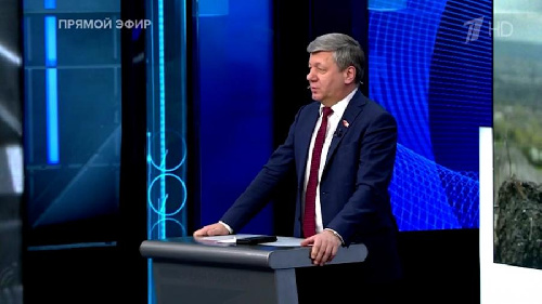 Дмитрий Новиков – на Первом канале в программе «Время покажет»